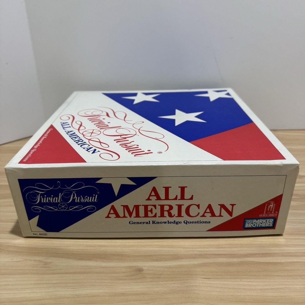 Trivial Pursuit All American Vintage 1993 Parker Brothers Board Game New Open Bx - Picture 7 of 14